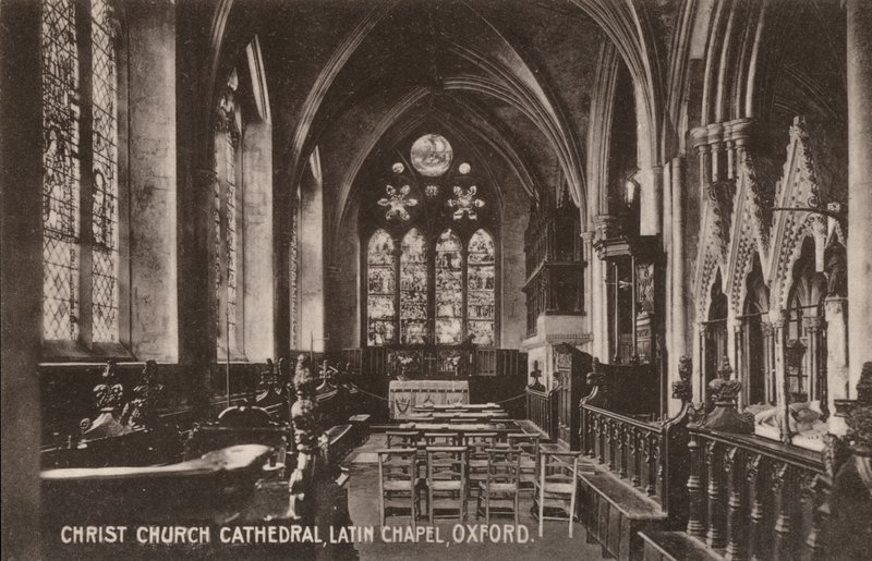 Catedral de Christ Church, Capilla Latina, Oxford de English Photographer