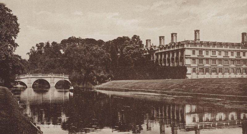Clare College y Puente, Cambridge de English Photographer