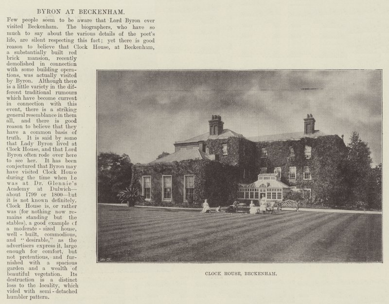 Clock House, Beckenham de English Photographer
