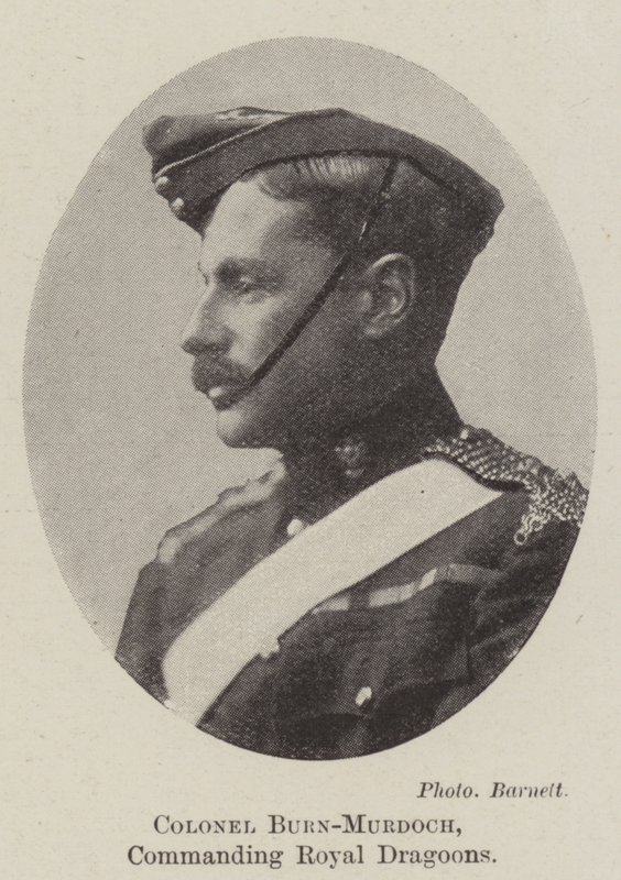 Coronel Burn-Murdoch, Comandante de los Dragones Reales de English Photographer