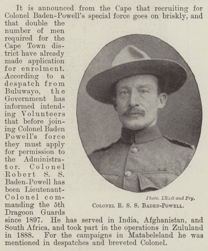 Coronel R S S Baden-Powell de English Photographer