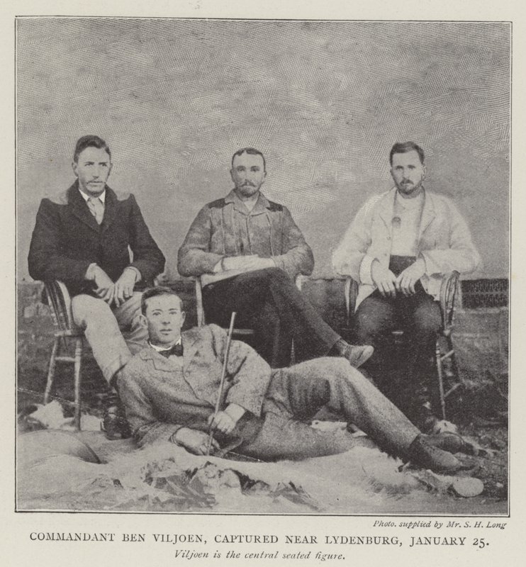 Comandante Ben Viljoen, capturado cerca de Lydenburg, 25 de Enero de English Photographer