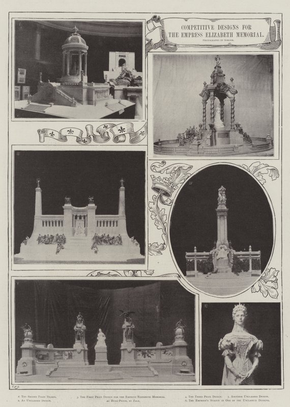 Diseños competitivos para el Memorial de la Emperatriz Isabel de English Photographer