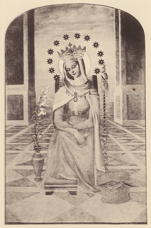 Convento del Sagrado Corazón, Roehampton: Mater Admirabilis (foto b/n) de English Photographer
