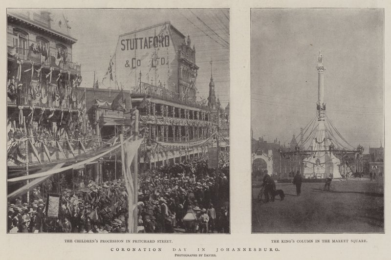 El día de la coronación en Johannesburgo de English Photographer