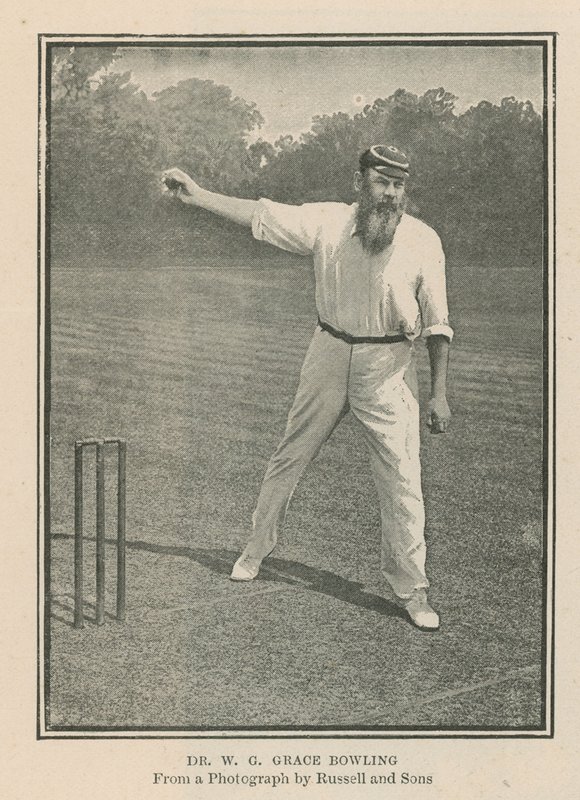 Cricketer Dr W G Grace de English Photographer
