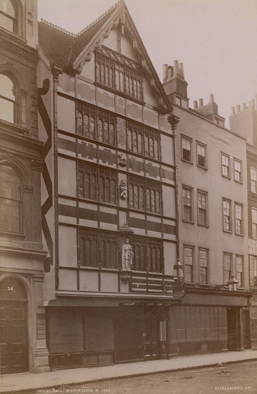 Crosby Hall, Bishopsgate, Londres de English Photographer