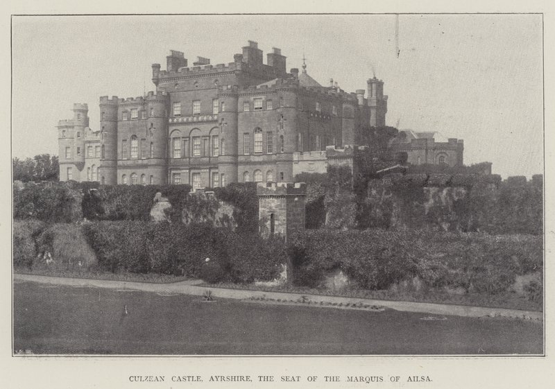 Castillo de Culzean, Ayrshire, la Residencia del Marqués de Ailsa de English Photographer