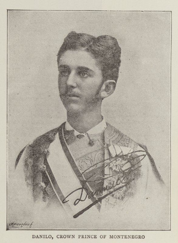 Danilo, Príncipe Heredero de Montenegro de English Photographer