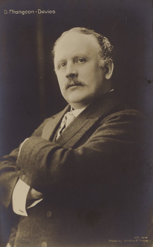 David Ffrangcon-Davies, cantante barítono galés (1855-1918) de English Photographer