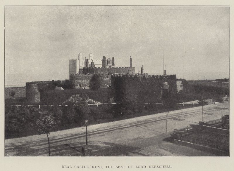 Castillo de Deal, Kent, la Residencia de Lord Herschell de English Photographer