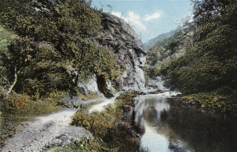 Dovedale, La Roca con Cara de León de English Photographer