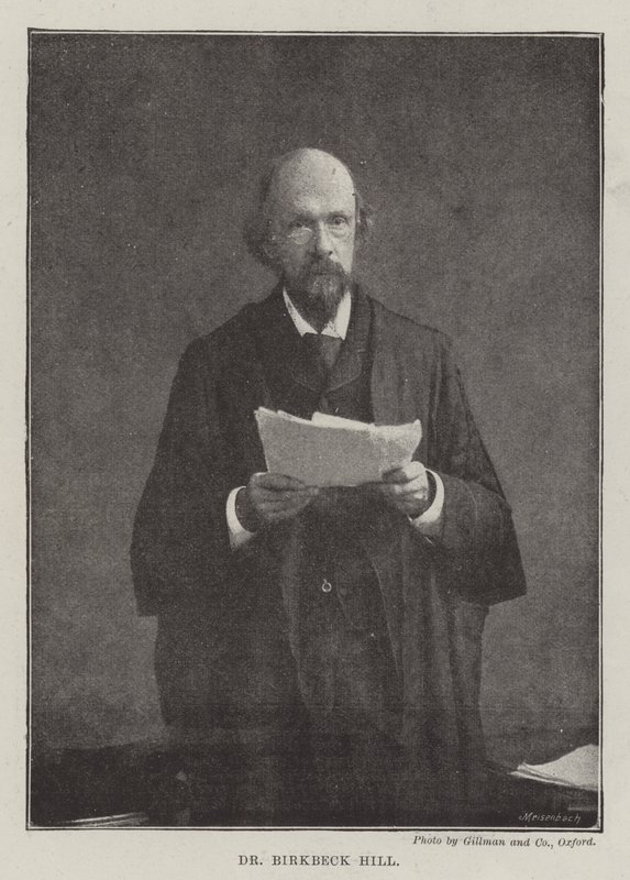 Dr. Birkbeck Hill de English Photographer