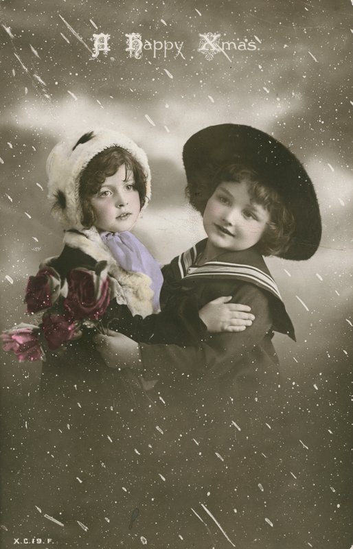 Postal de la época eduardiana de English Photographer