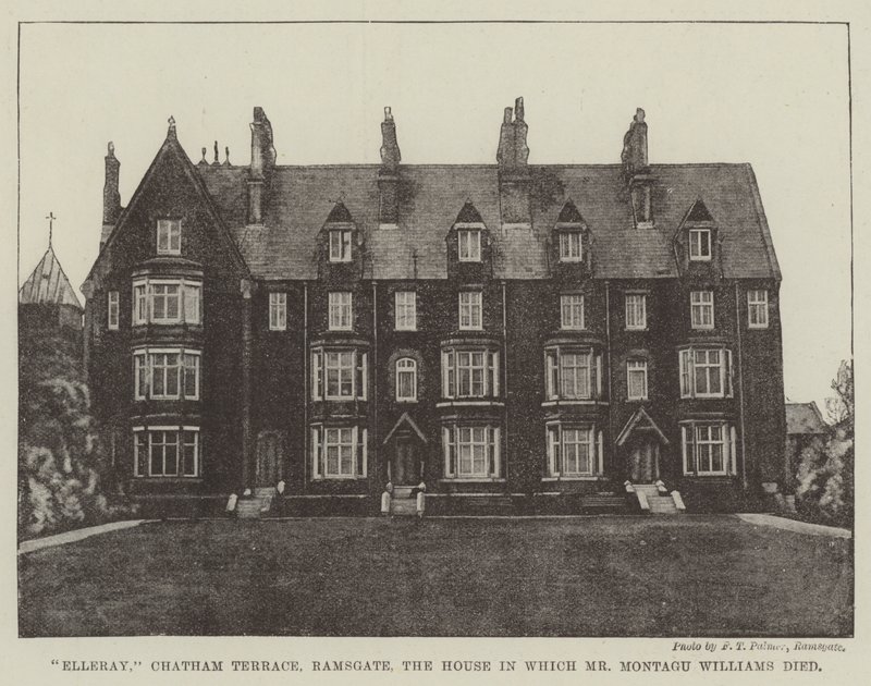 Elleray, Chatham Terrace, Ramsgate, la casa en la que murió el Sr. Montagu Williams de English Photographer
