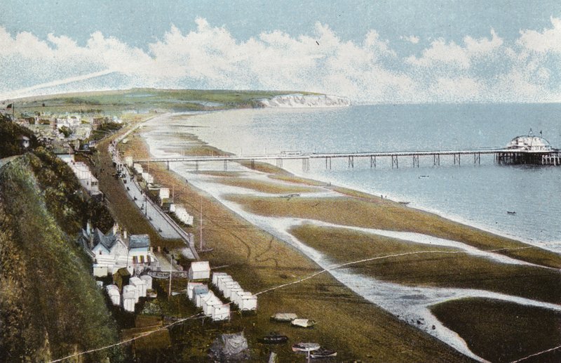Paseo Marítimo, Sandown, y Acantilado Culver de English Photographer