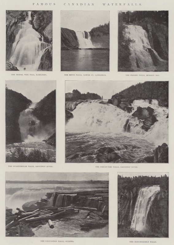 Famosas cascadas canadienses de English Photographer