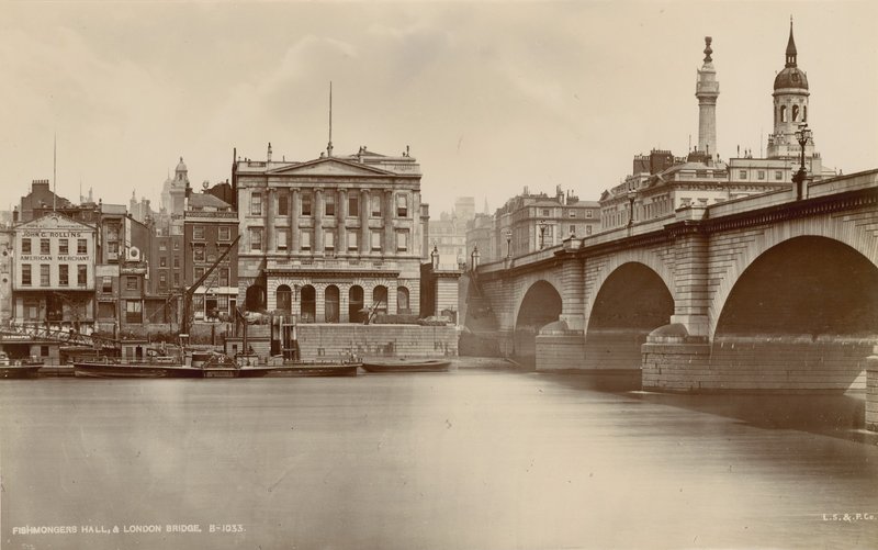 Fishmongers Hall y Puente de Londres de English Photographer