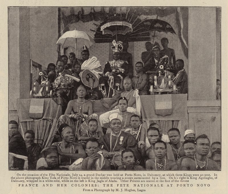 Francia y sus Colonias, la Fiesta Nacional en Porto Novo de English Photographer