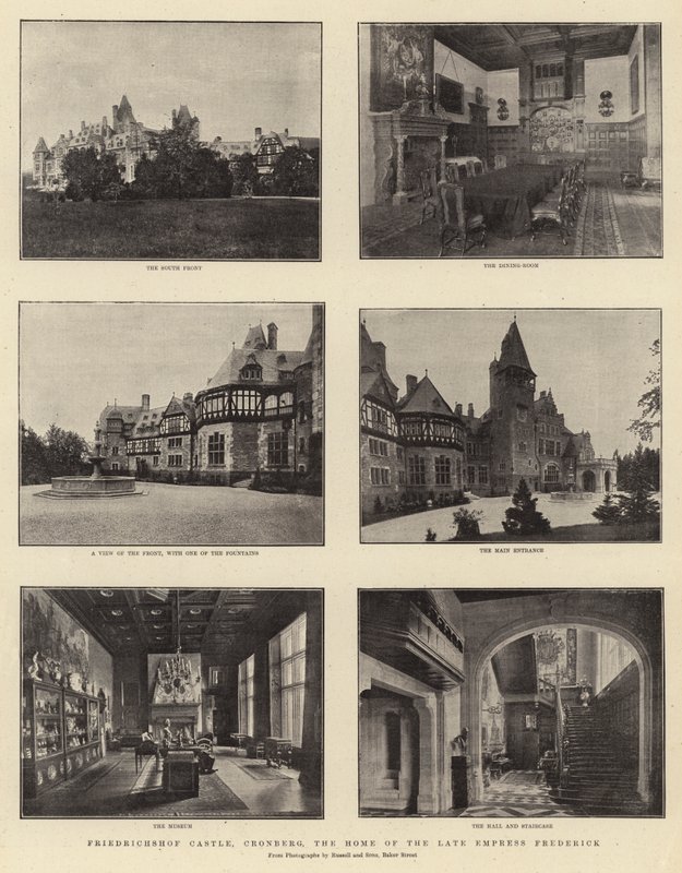 Castillo de Friedrichshof, Cronberg, el hogar de la difunta Emperatriz Victoria de English Photographer