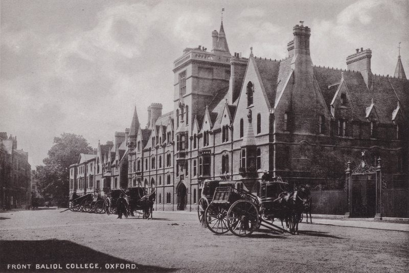 Frente del Baliol College, Oxford de English Photographer