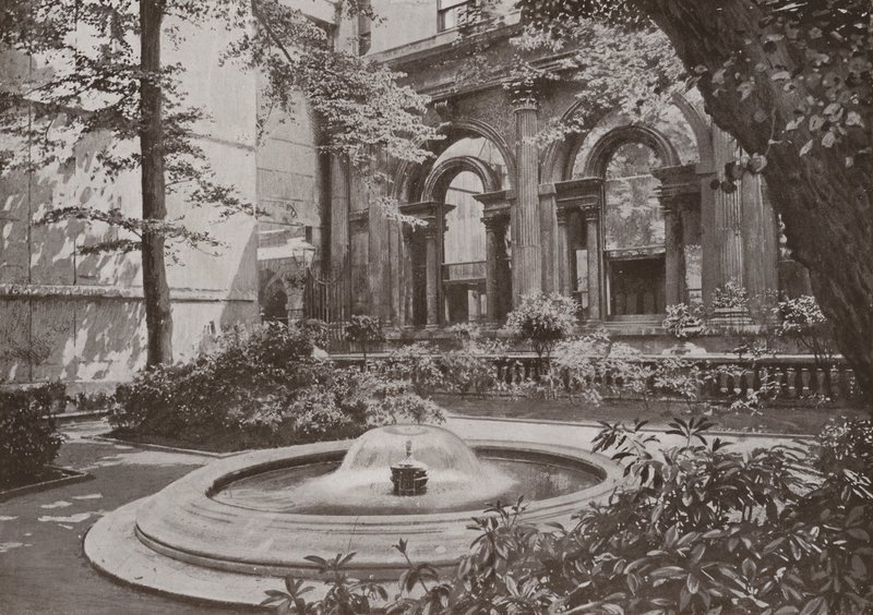 Patio del Jardín, Banco de Inglaterra de English Photographer