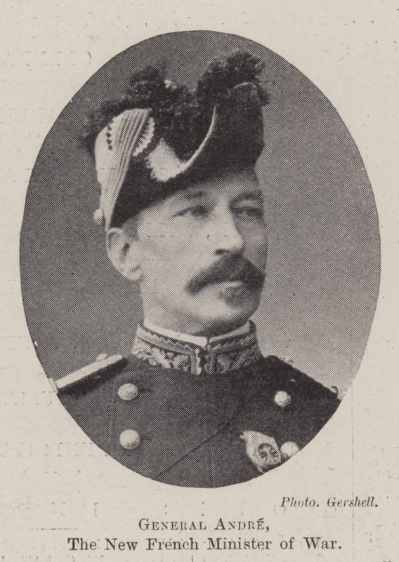 General Andre, el nuevo Ministro de Guerra francés de English Photographer