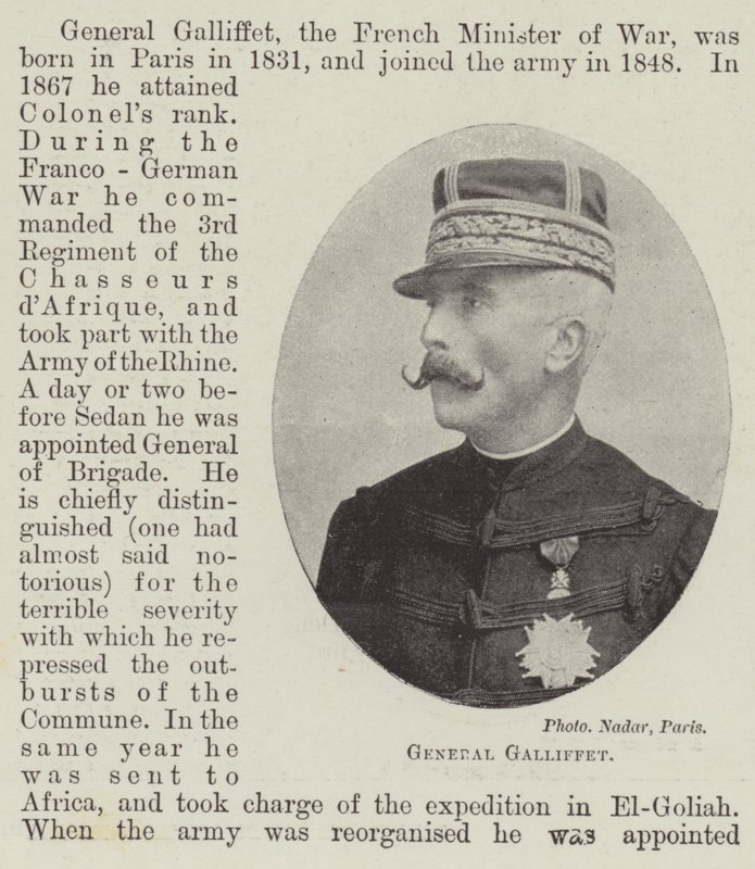 General Galliffet de English Photographer