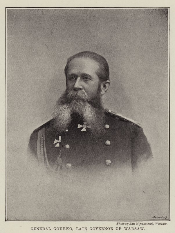 General Gourko, exgobernador de Varsovia de English Photographer