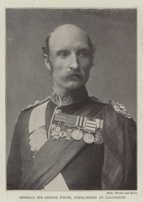 General Sir George White, comandante en Ladysmith de English Photographer