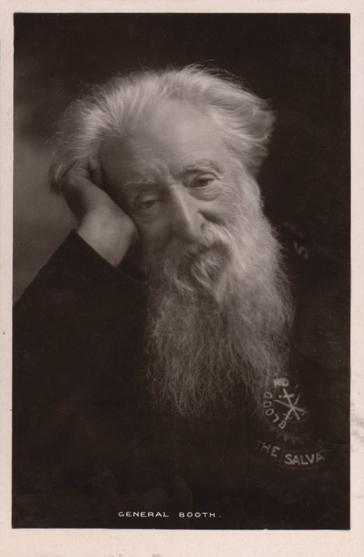 General William Booth, fundador del Ejército de Salvación (foto b/n) de English Photographer