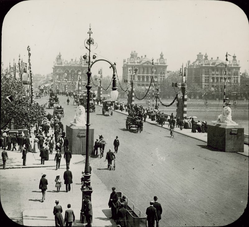 Vista general del Puente de Westminster de English Photographer