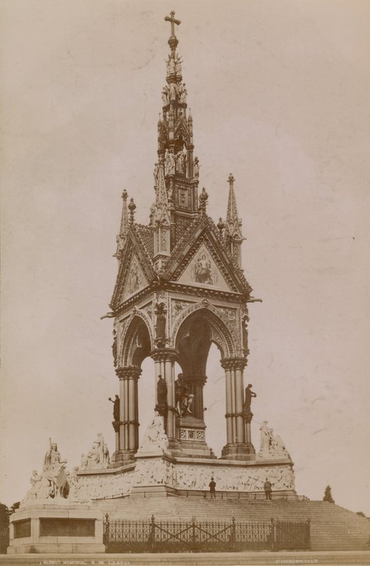 Vista general del Albert Memorial de English Photographer