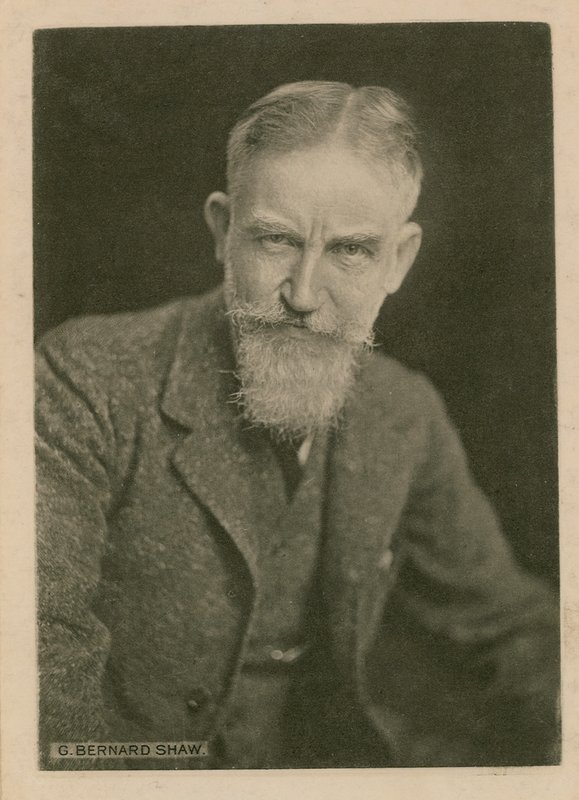 George Bernard Shaw, fotografía de English Photographer