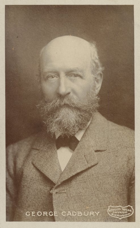 George Cadbury (1839-1922), fabricante inglés de chocolate y activista social de English Photographer