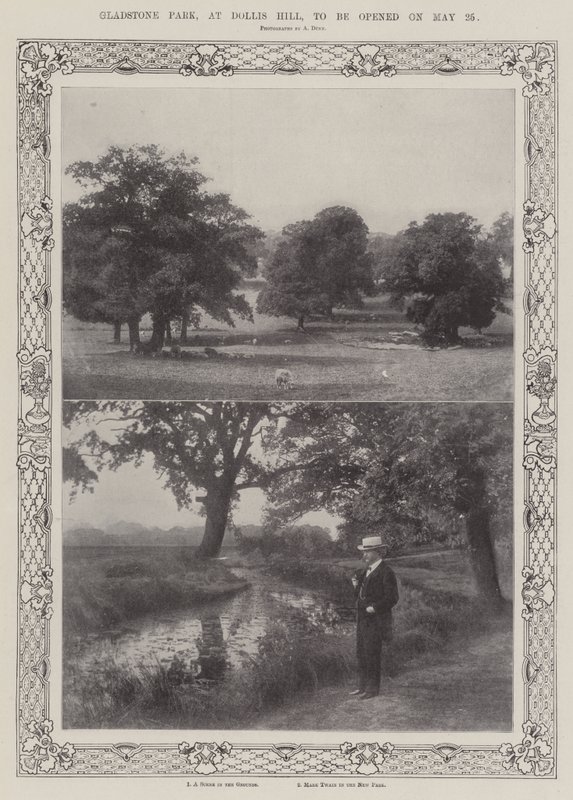 Parque Gladstone, en Dollis Hill, a ser inaugurado el 25 de mayo de English Photographer