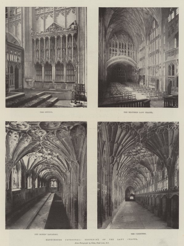 Catedral de Gloucester, Reapertura de la Capilla de la Virgen de English Photographer
