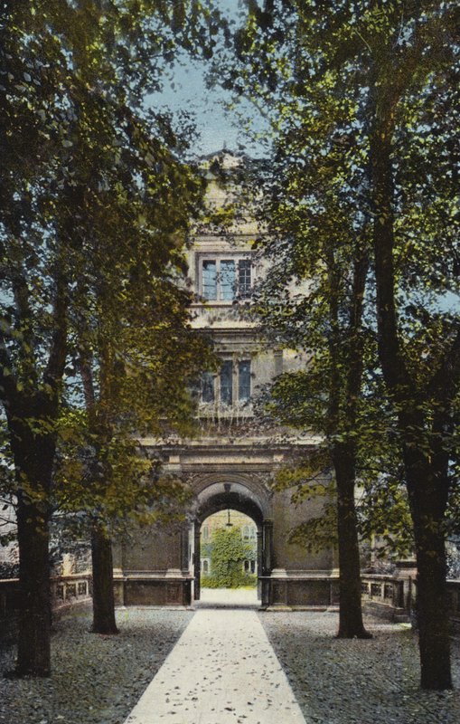 Gonville y Caius College, Puerta de la Virtud de English Photographer
