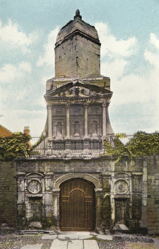 Gonville y Caius College, Puerta del Honor de English Photographer