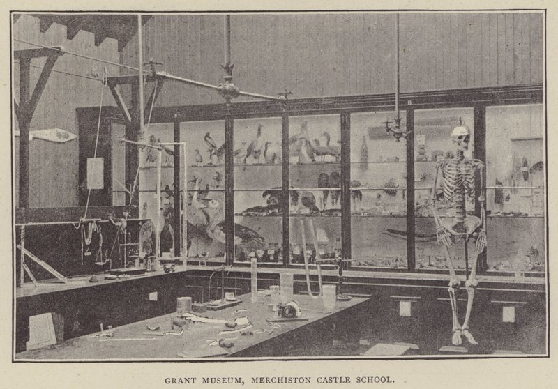 Museo Grant, Escuela del castillo de Merchiston (grabado) de English Photographer