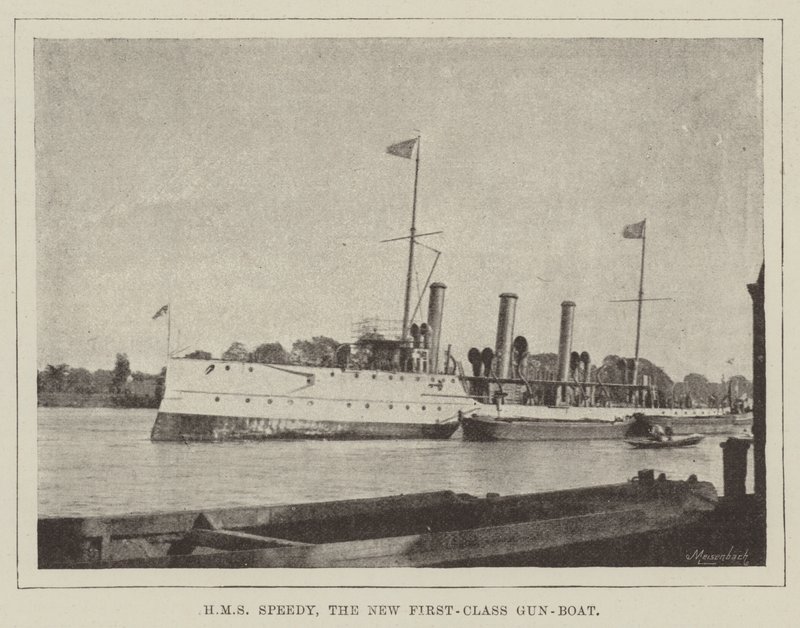 HMS Speedy, el nuevo cañonero de primera clase de English Photographer