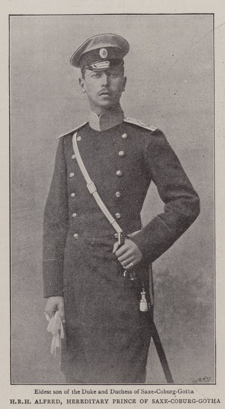 SAR Alfredo, Príncipe Hereditario de Sajonia-Coburgo-Gotha de English Photographer