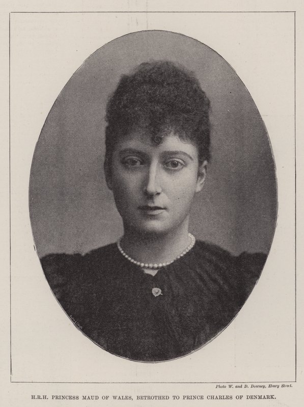 SAR la Princesa Maud de Gales, prometida con el Príncipe Carlos de Dinamarca de English Photographer