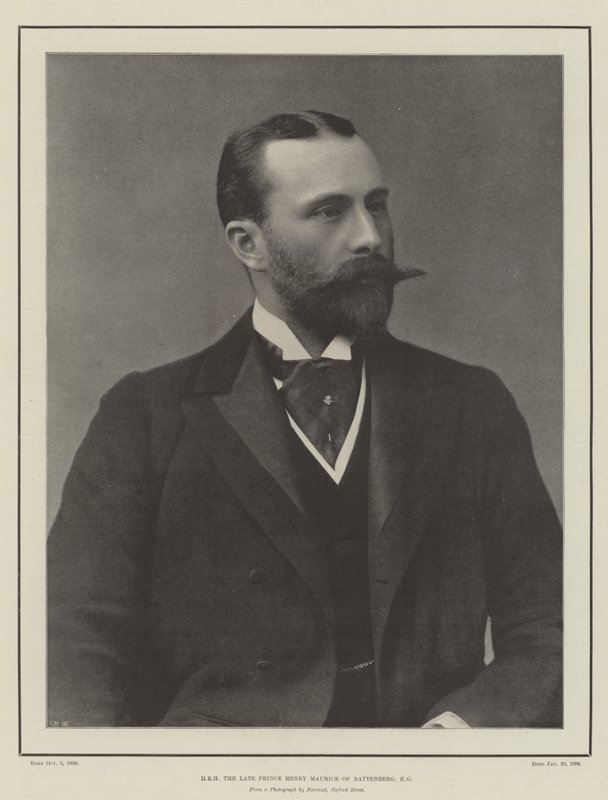 SAR el fallecido Príncipe Enrique Mauricio de Battenberg, KG de English Photographer