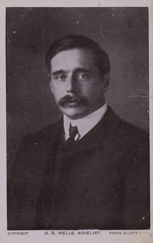 H G Wells (1866-1946), novelista inglés de English Photographer