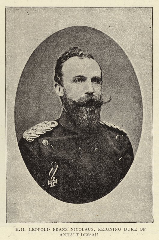 H H Leopoldo Franz Nicolaus, Duque Reigning de Anhalt-Dessau de English Photographer
