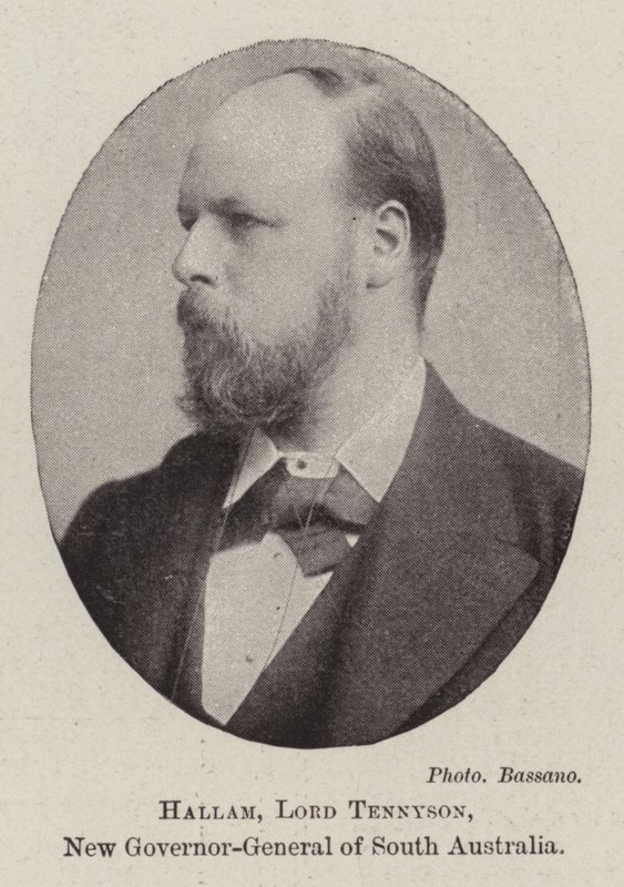 Hallam, Lord Tennyson, nuevo Gobernador General de Australia del Sur de English Photographer