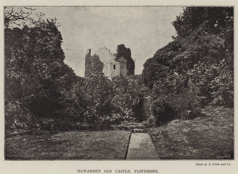 Castillo viejo de Hawarden, Flintshire de English Photographer