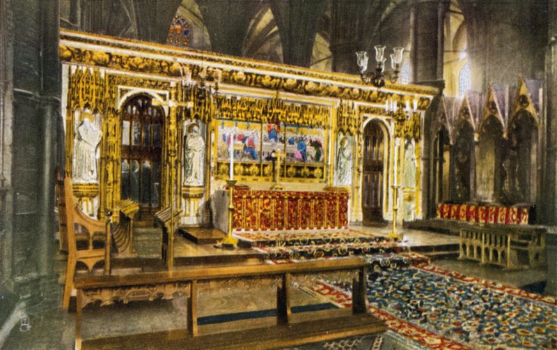 Altar mayor, Abadía de Westminster, Londres de English Photographer