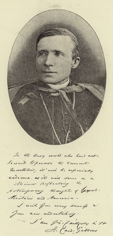 Su Eminencia el Cardenal Gibbons, Arzobispo Cardenal de Baltimore de English Photographer